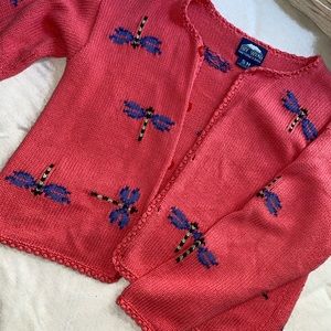 Dragonfly Knitted Cardigan